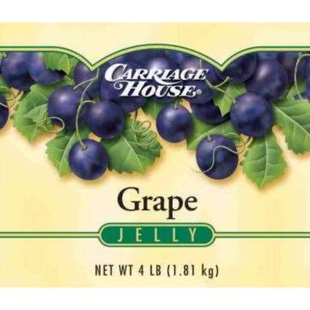 CARRIAGE HOUSE Carriage House 4lbs Grape Jelly, PK6 48T122T4223